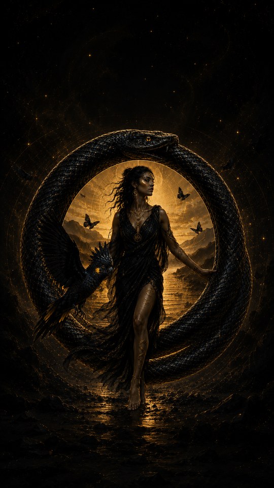 The Ouroboros Window lock screen