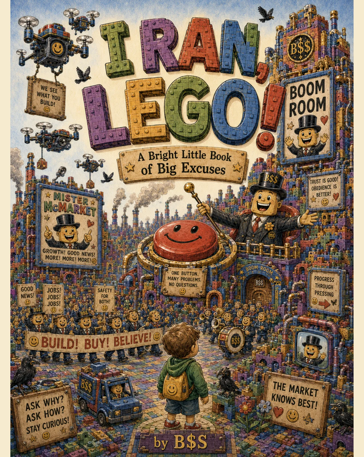 I RAN, LEGO! book cover